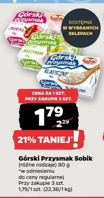 Górski Przysmak Sobik promocja w Netto