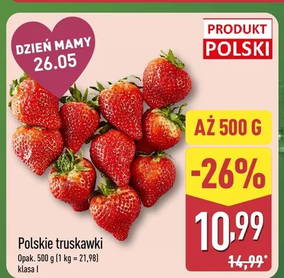 Truskawki polskie promocja w Aldi