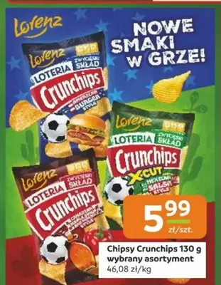 Chipsy Crunchips Canadian Bacon Style 130g promocja w Gama