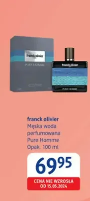 Woda perfumowana Franck Olivier Pure Homme męska promocja w Drogerie DM