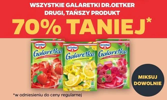 Galaretka Dr.Oetker promocja w Netto