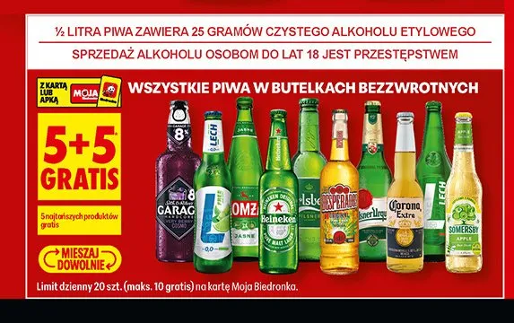 Piwo Corona Extra promocja w Biedronka