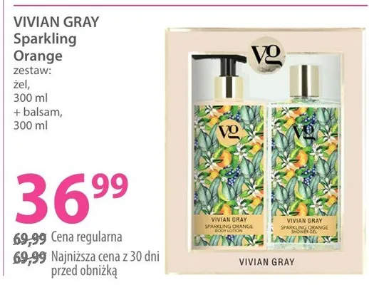 Zestaw Sparkling Orange żel, balsam promocja w Hebe