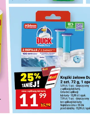 Krążki żelowe Duck promocja w Twój Market