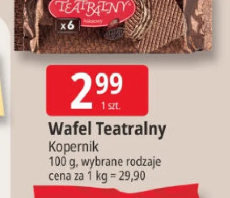 Wafel Teatralny promocja w Leclerc