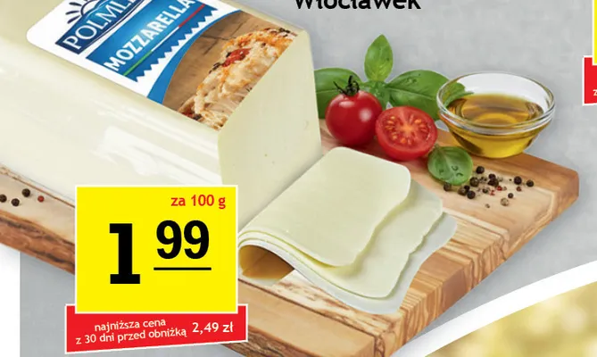 Ser Mozzarella Polmlek promocja w Gram Market