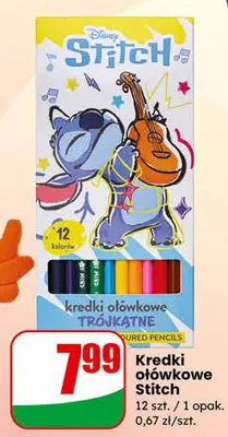 Kredki ołówkowe Stitch promocja w Dino