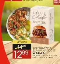Wieprzowina szarpana Warmia promocja w Wafelek