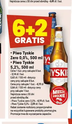 Piwo Tyskie Gronie promocja w Twój Market