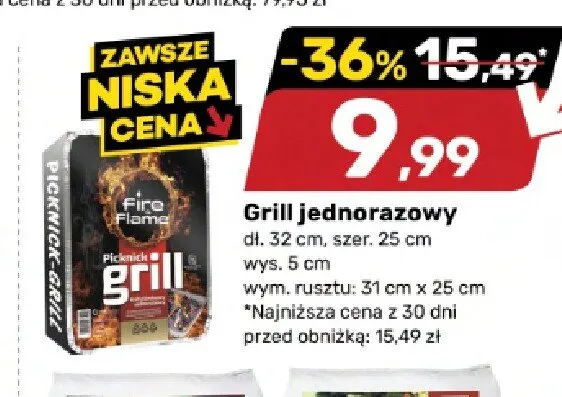 Grill jednorazowy Picknick-Grill promocja w Bricomarche