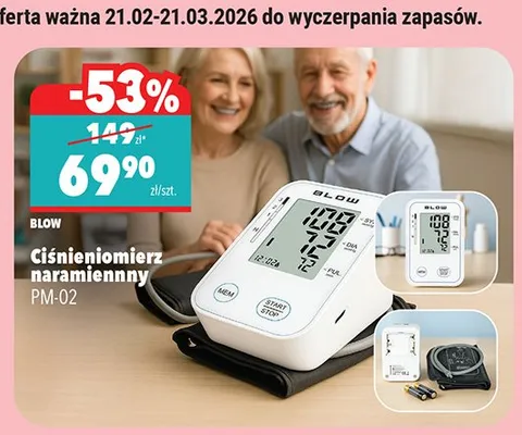 Ciśnieniomierz naramienny PM-02 promocja w Biedronka