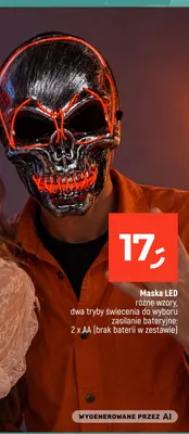 Maska LED promocja w Dealz