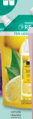Mydło w płynie uzupełnienie Avon Senses cytryna i bazylia promocja w AVON