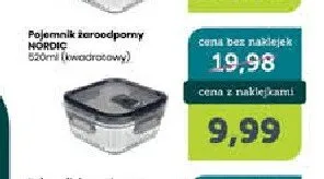 Pojemnik żaroodporny NORDIC 520ml (kwadratowy) promocja w TOPAZ