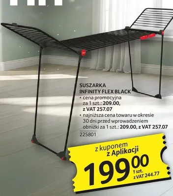 Suszarka Suszarka Infinity Flex Black Vileda promocja w Selgros