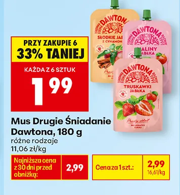 Mus Drugie Śniadanie Dawtona promocja w Biedronka