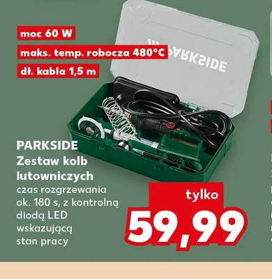 Zestaw kolb lutowniczych Parkside promocja w Kaufland