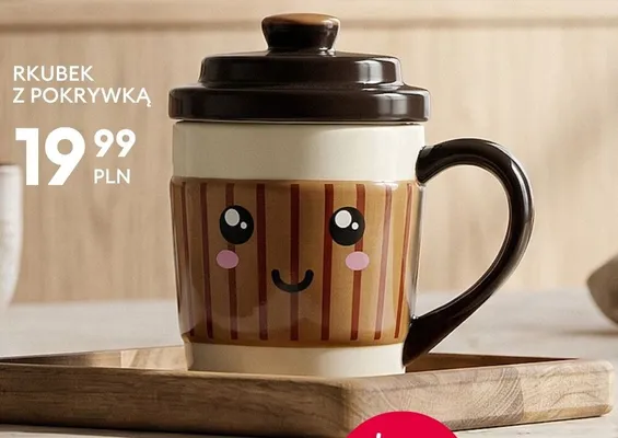 Kubek z pokrywką Sinsay promocja w Sinsay