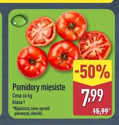 Pomidory mięsiste promocja w Aldi