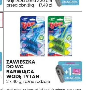 Zawieszka do wc barwiąca wodę Tytan promocja w Stokrotka