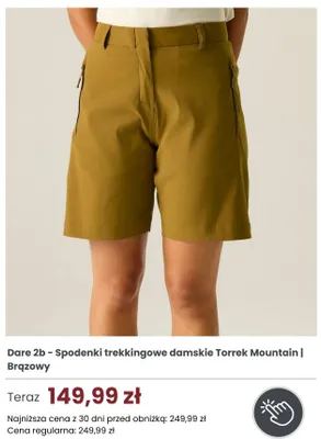 Spodenki trekkingowe damskie Dare 2b Torrek Mountain promocja w Regatta