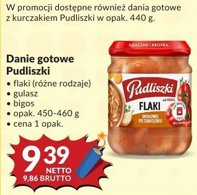 Danie gotowe Pudliszki flaki promocja w Makro
