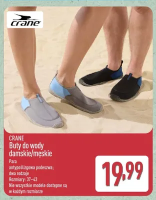 Buty do wody CRANE promocja w Aldi