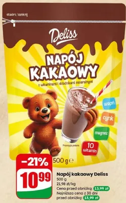 Napój kakaowy promocja w Dino