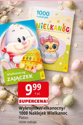 Wykrainki Wielkanocny/1000 Naklejek Wielkanoc promocja w Leclerc