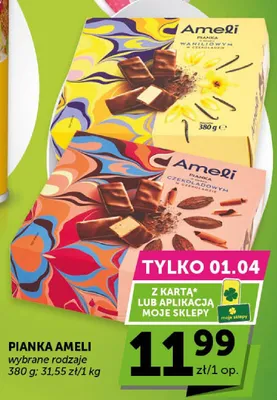 Pianka Ameli wybrane rodzaje promocja w Groszek