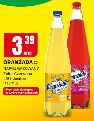 Napój gazowany żółta, czerwona promocja w Chorten