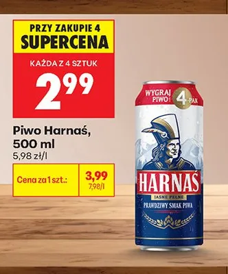 Piwo Harnaś promocja w Biedronka