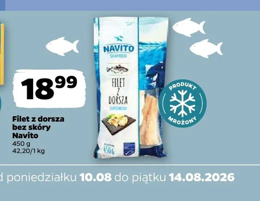 Filet z dorsza bez skóry Navito promocja w Netto