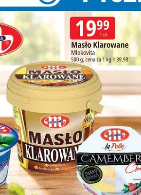 Masło klarowane Mlekovita promocja w Leclerc