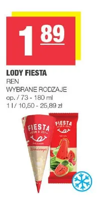 Lody Fiesta Ren promocja w SPAR