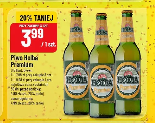 Piwo Holba Premium promocja w POLOmarket