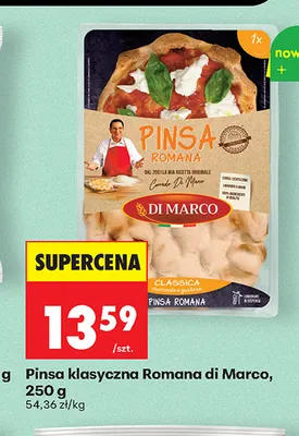 Pinsa klasyczna Romana Di Marco promocja w Biedronka