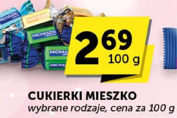 Cukierki MIESZKO wybrane rodzaje promocja w ABC