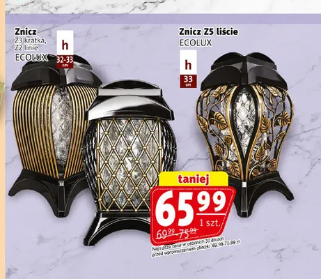 Znicz Z5 liście Ecolux promocja w Prim Market