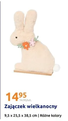 Zajączek wielkanocny 9,5x25,5x38,5 cm, różne kolory promocja w Action