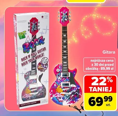 Gitara promocja w Carrefour