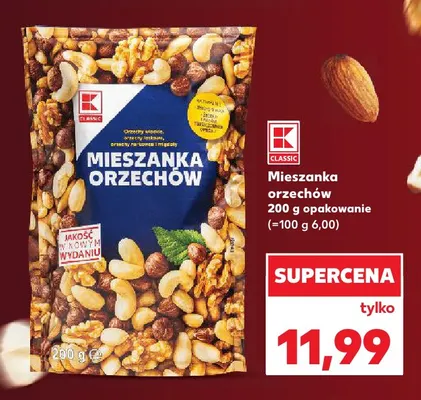 Mieszanka orzechów K-Classic promocja w Kaufland