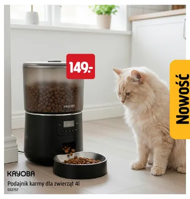 Podajnik karmy dla zwierząt 4 l Kayoba promocja w Jula