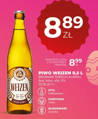 Piwo Weizen Browar Trzech Kumpli promocja w Duży Ben