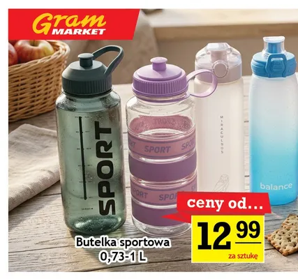 Butelka sportowa promocja w Gram Market