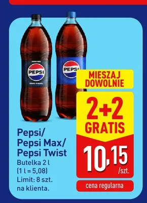 Napój gazowany Pepsi Max promocja w Aldi