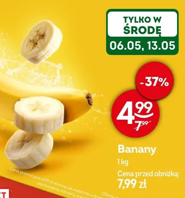 Banany promocja w Żabka