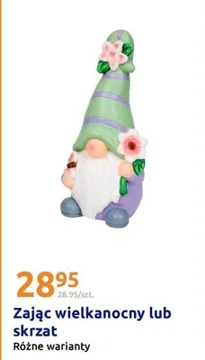 Zając wielkanocny lub skrzat promocja w Action