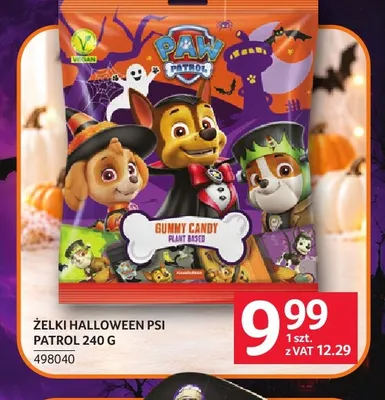 Żelki Halloween Psi Patrol promocja w Selgros