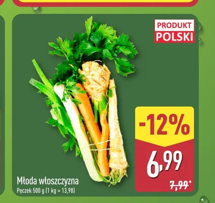 Młoda włoszczyzna polska promocja w Aldi
